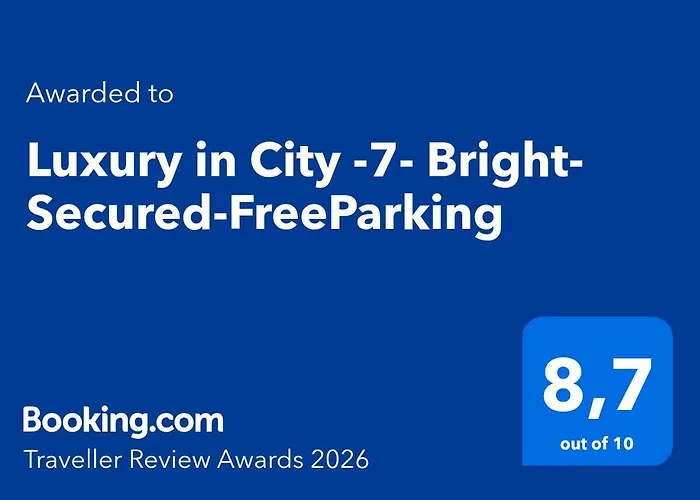 Luxury In -7- Bright-secured-freeparking Апартаменты